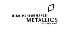 HIGH PERFORMANCE METALLICS MADE BY CARL SCHLENK trademark
