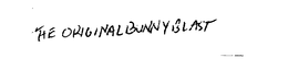 THE ORIGINAL BUNNY BLAST trademark