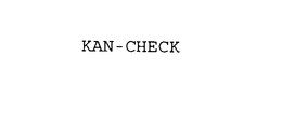 KAN-CHECK trademark