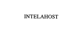 INTELAHOST trademark