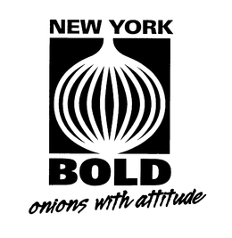 NEW YORK BOLD ONIONS WITH ATTITUDE trademark