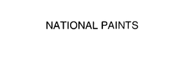 NATIONAL PAINTS trademark