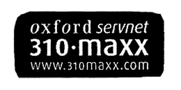OXFORD SERVNET 310.MAXX WWW.310MAXX.COM trademark
