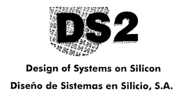 DS2 DESIGN OF SYSTEMS ON SILICON DISENODE SISTEMAS EN SILICIO, S.A. trademark