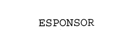 ESPONSOR trademark