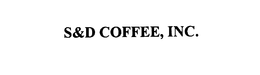 S&D COFFEE, INC. trademark