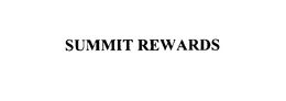 SUMMIT REWARDS trademark