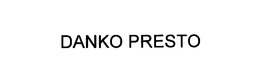 DANKO PRESTO trademark