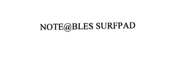 NOTE@BLES SURFPAD trademark