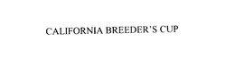 CALIFORNIA BREEDER'S CUP trademark