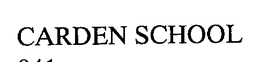 CARDEN SCHOOL trademark