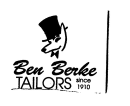 BEN BERKE TAILORS SINCE 1910 trademark