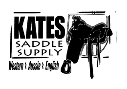 KATES SADDLE SUPPLY WESTERN & AUSSIE & ENGLISH trademark