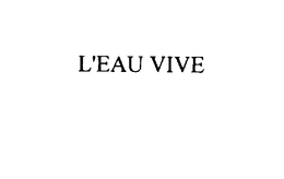 L'EAU VIVE trademark