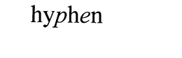 HYPHEN trademark