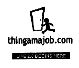 THINGAMAJOB.COM LIFE 2.0 BEGINS HERE trademark