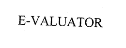 E-VALUATOR trademark