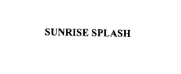 SUNRISE SPLASH trademark