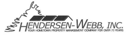 HENDERSEN-WEBB, INC. YOUR HOMETOWN PROPERTY MANAGEMENT COMPANY FOR OVER 75 YEARS trademark