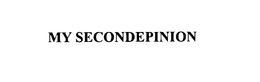 MY SECONDEPINION trademark