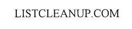 LISTCLEANUP.COM trademark