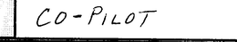 CO-PILOT trademark
