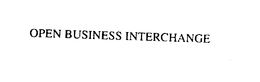 OPEN BUSINESS INTERCHANGE trademark