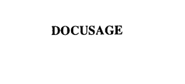 DOCUSAGE trademark