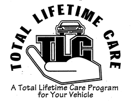 TLC TOTAL LIFETIME CARE A TOTAL LIFETIME CARE PROGRAM FOR YOUR VEHICLE trademark