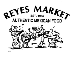 REYES MARKET AUTHENTIC MEXICAN FOOD EST. 1956 trademark