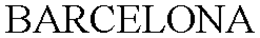 BARCELONA trademark