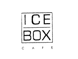 ICE BOX CAFE trademark
