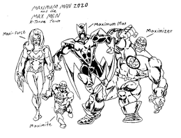 MAXIMUM MAN 2020 AND THE MAX MEN X-TREME TEAM MAXI-FORCE MAXIMITE MAXIMUM MAN MAXIMIZER trademark