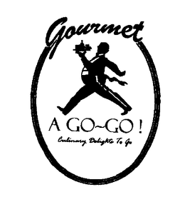 GOURMET A GO GO ! CULINERY DELIGHTS TO GO trademark