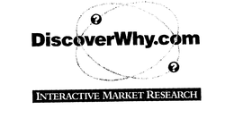 DISCOVERWHY.COM INTERACTIVE MARKET RESEARCH trademark