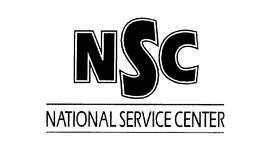 NSC NATIONAL SERVICE CENTER trademark