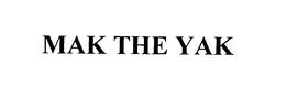 MAK THE YAK trademark