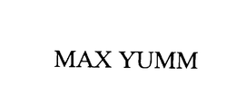 MAX YUMM trademark