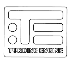 TE TURBINE ENGINE trademark