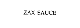 ZAX SAUCE trademark