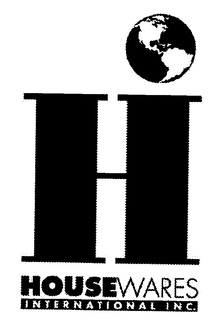 H HOUSEWARES INTERNATIONAL INC. trademark