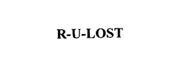 R-U-LOST trademark
