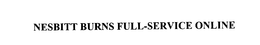 NESBITT BURNS FULL-SERVICE ONLINE trademark