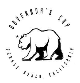 GOVERNOR'S CUP PEBBLE BEACH, CALIFORNIA trademark