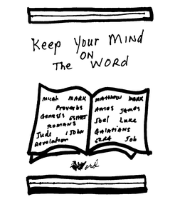 KEEP YOUR MIND ON THE WORD trademark