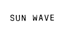 SUN WAVE trademark