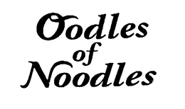 OODLES OF NOODLES trademark