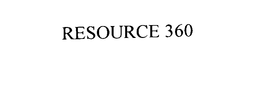 RESOURCE 360 trademark