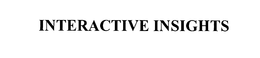 INTERACTIVE INSIGHTS trademark