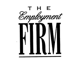 THE EMPLOYMENT FIRM trademark